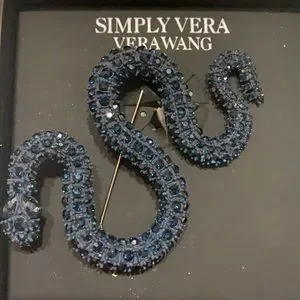 Simply Vera Vera Wang Jewelry Snake Sparkle Pin Poshmark